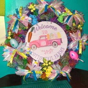 Easter themed wreath 18in